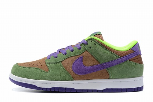 Dunk SB Low Green Purple Brown