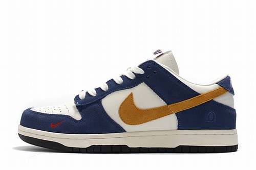 Dunk SB Low Navy White Yellow GS