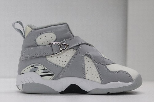 Retro Air Jordan 8 Grey Kids