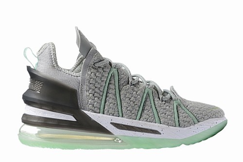 LeBron 18 Grey Black White