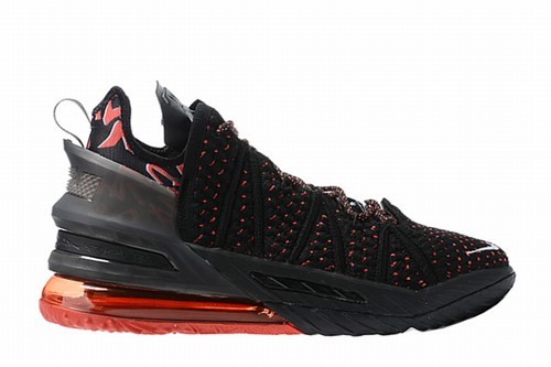 LeBron 18 Black Red