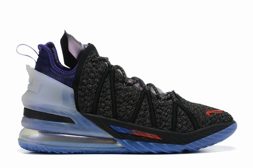 LeBron 18 Black Blue