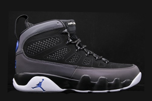 Retro Air Jordan 9 Black Blue Reflective