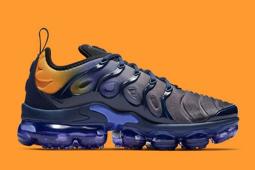 Air VaporMax Plus Black Navy Yellow