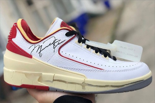 OW x Air Jordan 2 Low SP GS