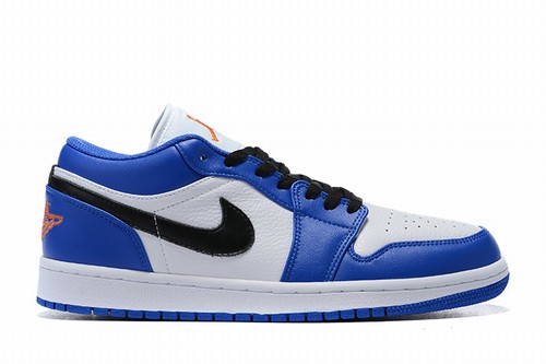 Air Jordan 1 Blue White Black Low