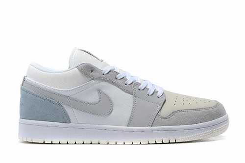 Retro Air Jordan 1 Grey White Low