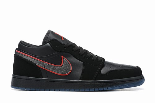 Air Jordan I (1) Black Orange Low GS