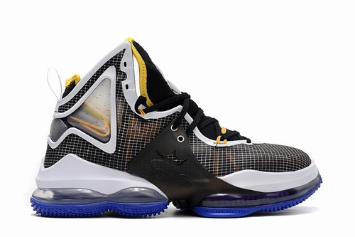 LeBron 19 Black White Yellow