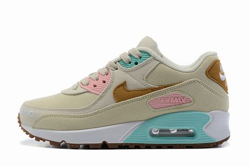 Air Max 90 Brown Green Pink Women