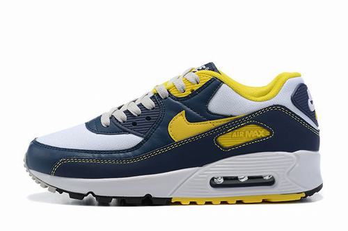 Air Max 90 Navy White Yellow