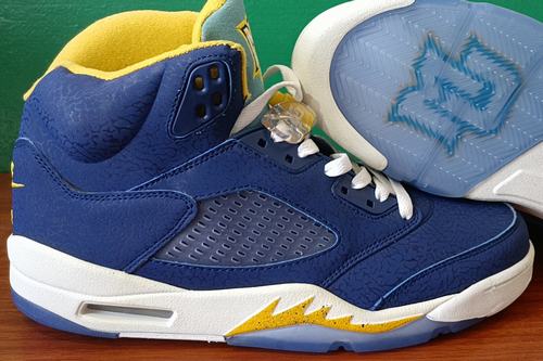 Retro Air Jordan 5 PE NCAA Navy