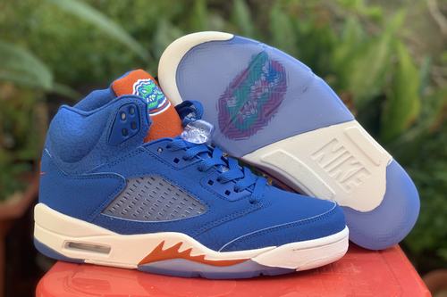 Retro Air Jordan 5 PE NCAA Blue