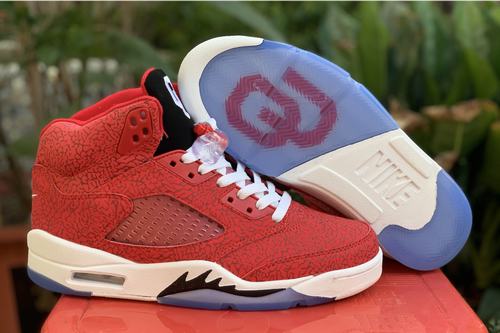 Retro Air Jordan 5 PE NCAA Red