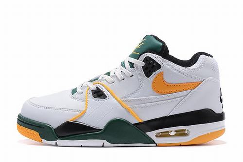 Air Flight 89 White Green Orange