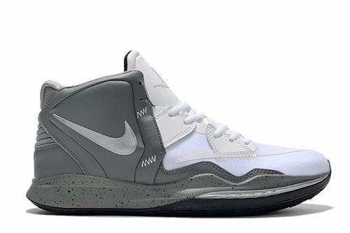 Kyrie Irving 8 White Grey