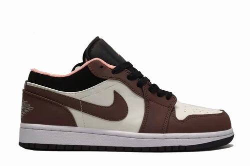 Air Jordan 1 Low White Brown