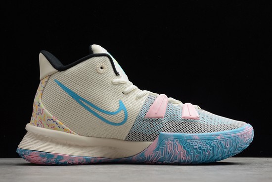 Kyrie Irving 7 White Pink Blue