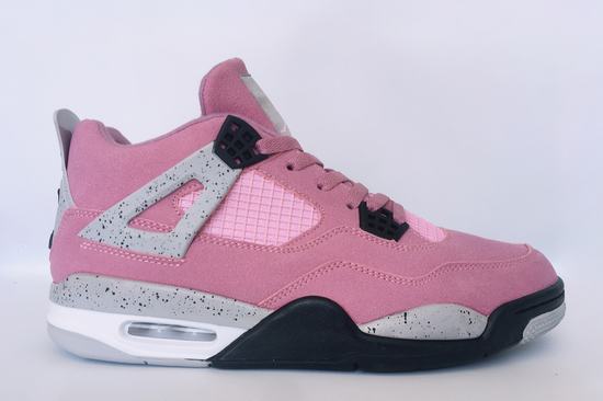 Air Jordan 4 Dark Pink Grey Black GS