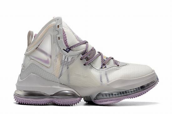 LeBron 19 Beige Light Purple