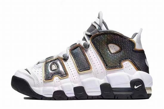 Air More Uptempo White Black Gold