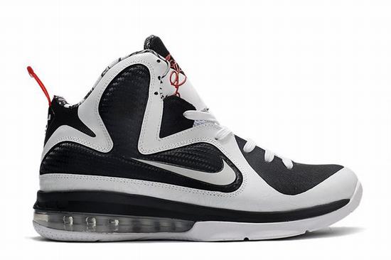 LeBron 9 White Black