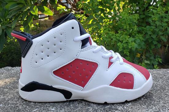 Retro Air Jordan 6 Carmine Kids