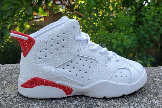 Retro Air Jordan 6 Red Oreo Kids