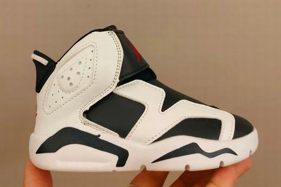 Retro Air Jordan 6 Navy White Kids