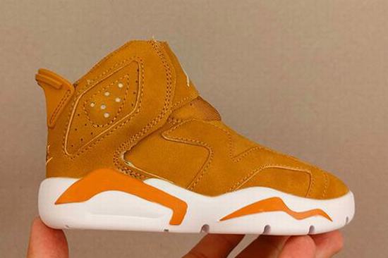 Retro Air Jordan 6 Wheat Kids