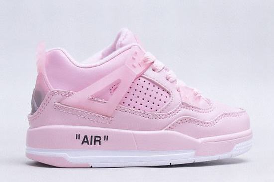 Retro Air Jordan 4 Kids Pink