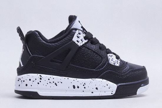 Retro Air Jordan 4 Kids Oreo