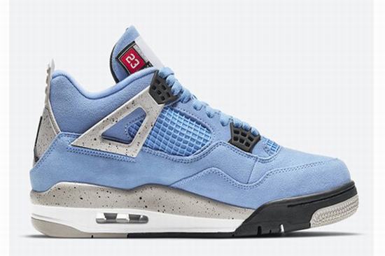 Retro Air Jordan 4 Kids University Blue