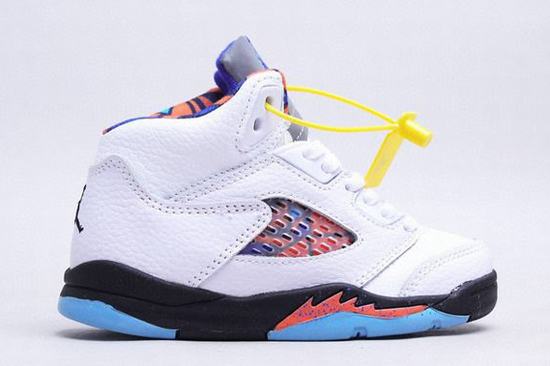 Retro Air Jordan 5 White Wings Kids