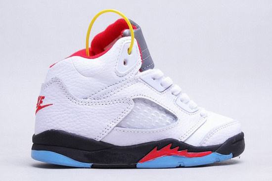 Retro Air Jordan 5 Fire Red Kids