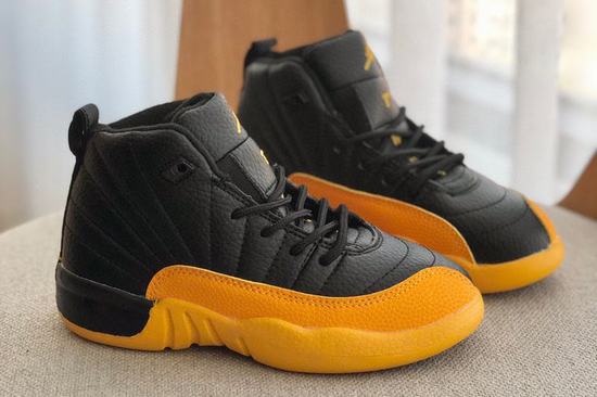 Retro Air Jordan 12 Kids University Gold