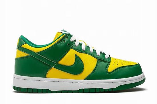 Dunk SB Low Yellow-Green Brazil Kids