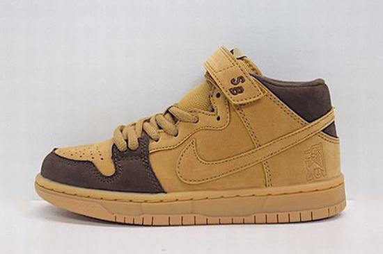 Dunk SB Mid Wheat Black Kids