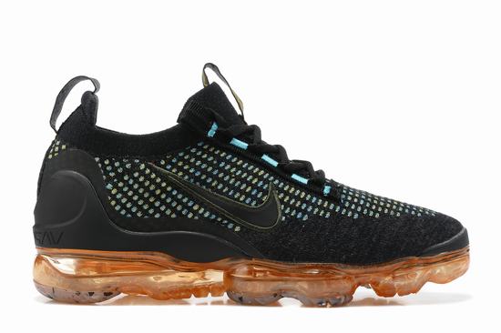 Air Vapormax 2021 Flyknit Black Blue Yellowa