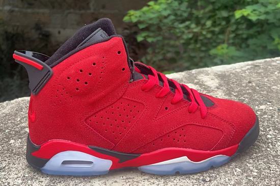 Retro Air Jordan 6 Red Black