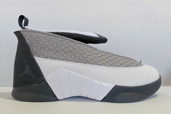 Air Jordan 15 Grey White Black