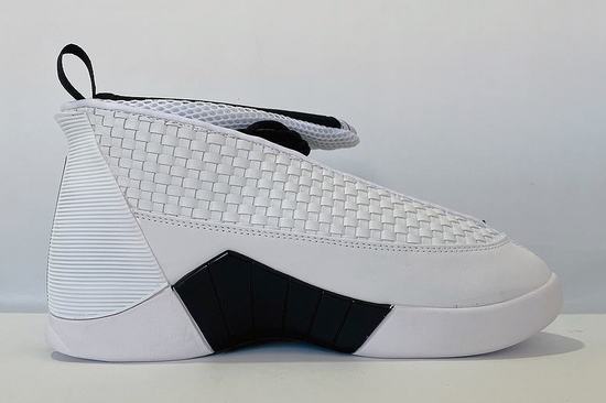 Air Jordan 15 White Black