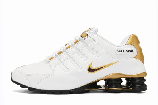 Shox NZ White Black Gold