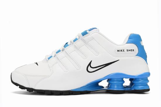 Shox NZ White Blue Black