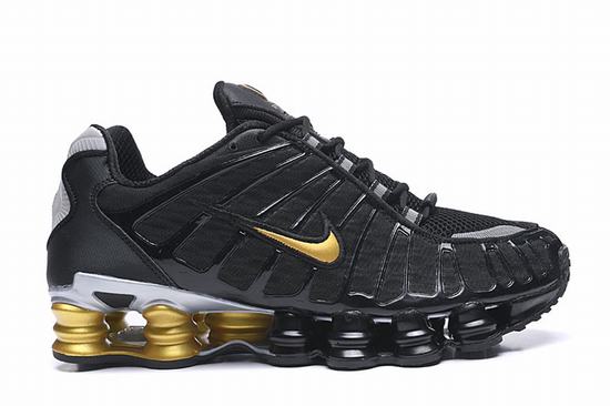 Shox TL3 Black Gold Silver