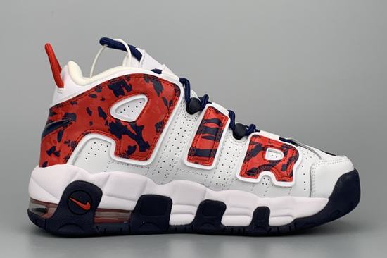 Air More Uptempo White Red Black