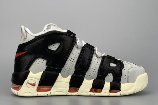 Air More Uptempo Black Grey Red