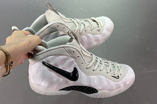 Air Foamposite Pro White Grey Black