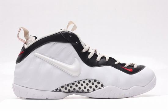 Air Foamposite Pro White Black Red