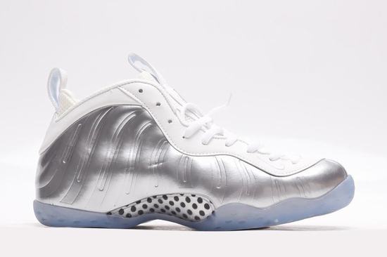 Air Foamposite One Silver White